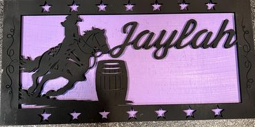 Name Signs - Barrel Racing