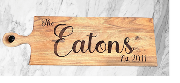 Customized Cutting and Serving Boards