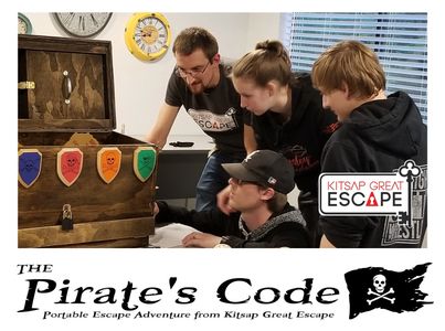 Pirates Code, portable box, take home, adventure, seven seas, davy jones,