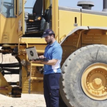 Carrying out onsite plant machinery diagnostics with the most up to date diagnostic equipment backed
