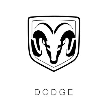 Dodge emblem with a link to the Dodge gallery page
