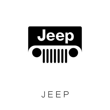 Jeep emblem with a link to the Jeep gallery page