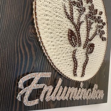 reproduction de logo d'entreprise. Utilisation de laine 100% pur