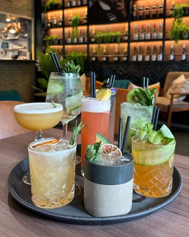 a range of our amazing cocktails
