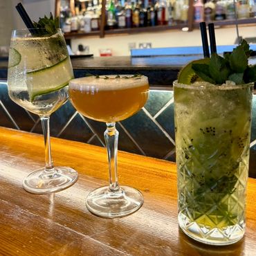 enjoy a cocktail in the truro sunshine