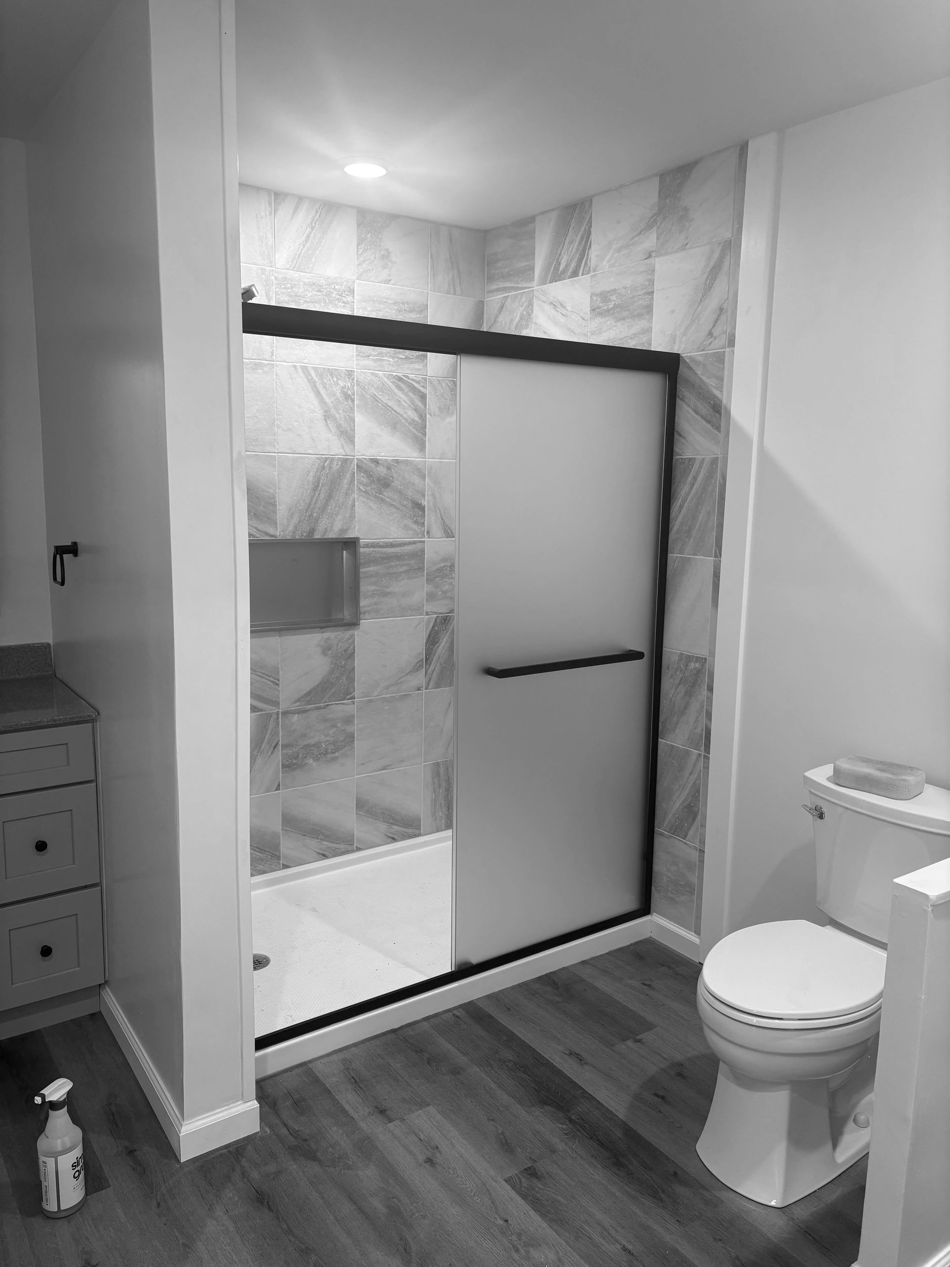 Elco Homes General Construction added a brand new bathroom to a great client. Call for free estimate