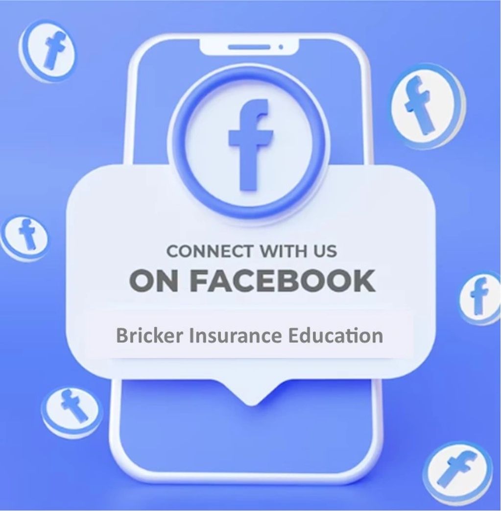 Connect with Bricker Insurance Education on Facebook for updates on Oklahoma insurance CE.