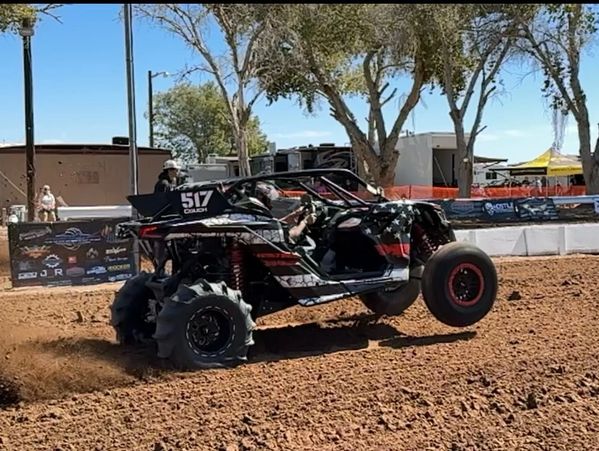 Dustin Couch Drag Racing His Can Am Maverick X3 TurboRR
