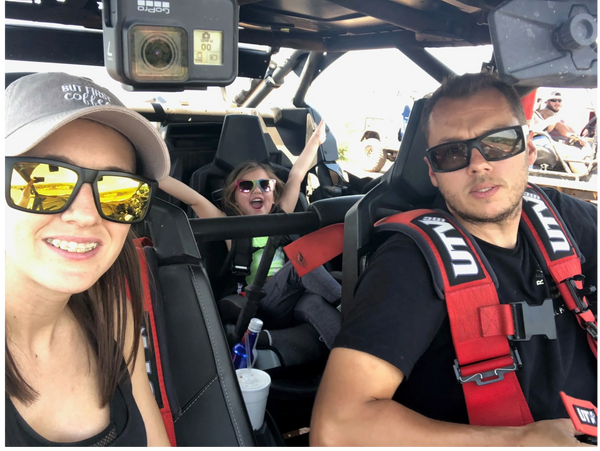 Ashlee, Sergio & Addison Michel In Their Can Am Maverick XRS X3 MAXX