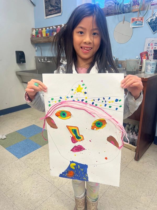 All Children's Art Young artist expressing creativity