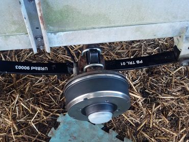 North Wales Trailer servicing and brake drum fitting