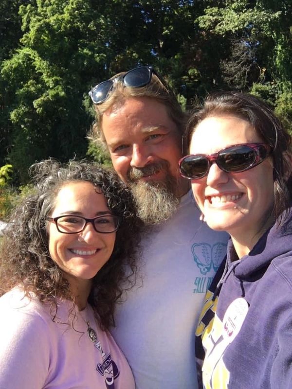 The owner of Athena’s Home Novelties with her husband and Goddess Jenn