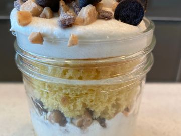 Gourmet cupcake in a jar - Toffee Coffee Kozi Stack