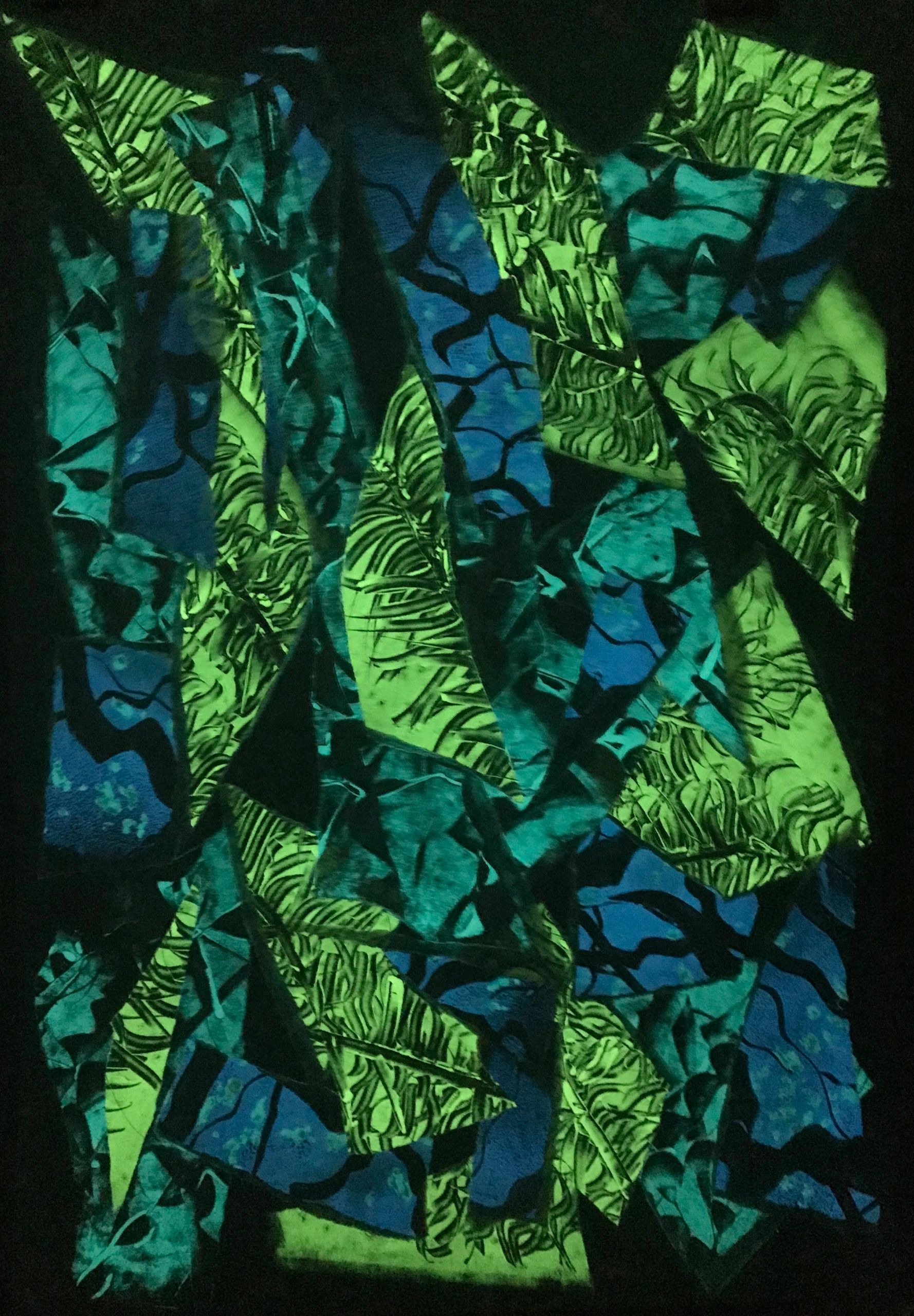 Glow in the dark collage