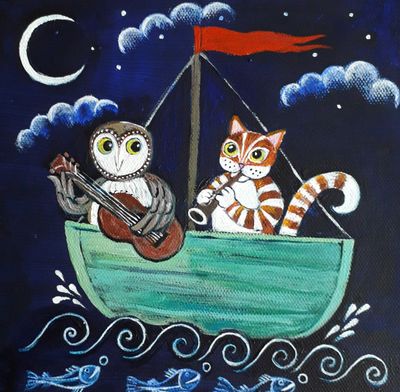 Owl and Pussy C