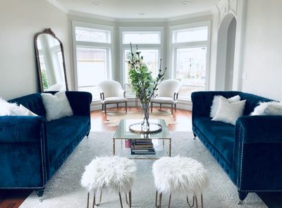 Bright, clean living room showcasing our Happy Valley OR Maid Cleaning Services near me.