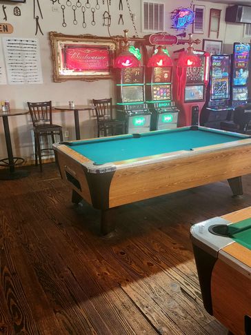 Pics of pools tables and the skill games