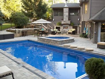 rectangle pool installed by armstrong pools & outdoors - whitsunday