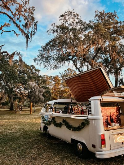1975 VW Bus Mobile Bar in Charleston, South Carolina