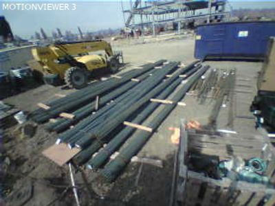 Videofied still image of construction site.