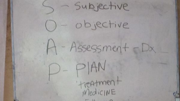 training on how to write a soap note.