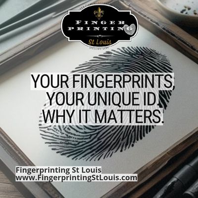 Your Fingerprints are unique! Ink fingerprints to digital, live scan FBI Background checks