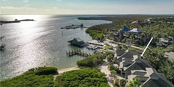 aerial view sandy toes villa north captiva island vacation rental