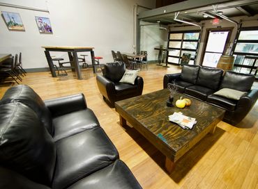 Photo of the front seating area