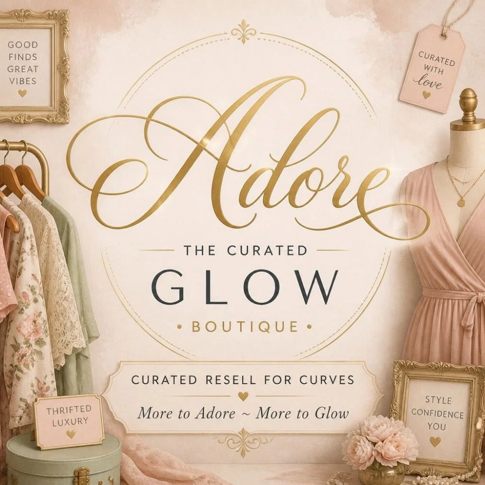 Adore the Curated Glow Boutique LLC Logo