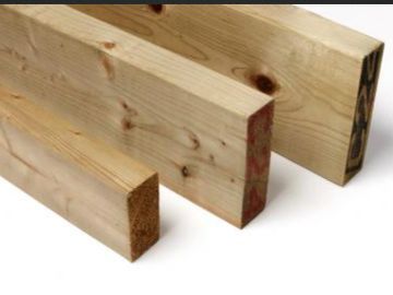 All timber used within the construction both externally and internally is C24,  whilst more expensiv