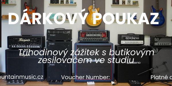Gift voucher for three hours with boutique amplifier in studio.