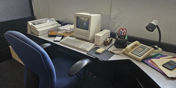 1990 small office with computer