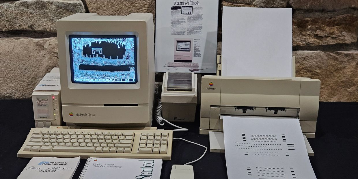 Macintosh Classic computer