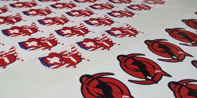 Sheets of decals