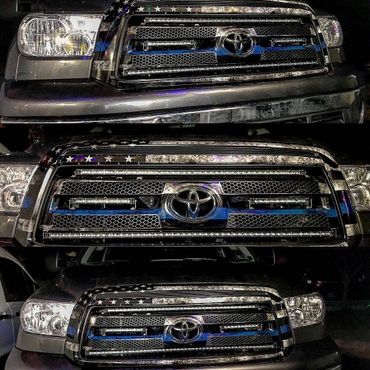 Front bumper with star decals