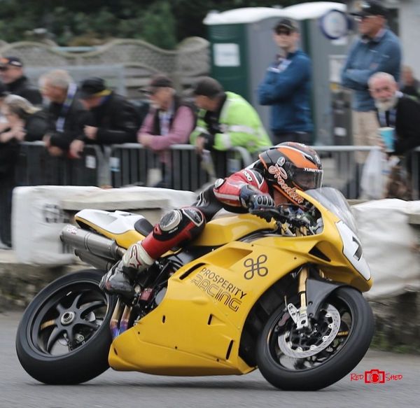 Prosperity Racing's Ducati 916 Armoy road races 2025 Ridden by Sam West