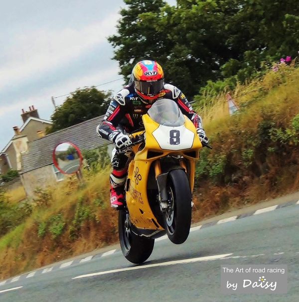 Prosperity Racing's Ducati 916 at the Isle of Man Classic TT 2025 ridden by Davey Todd