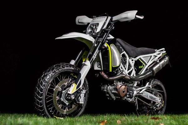 Husqvarna 701 supermoto custom by ASE Custom motorcycles, West midlands, UK