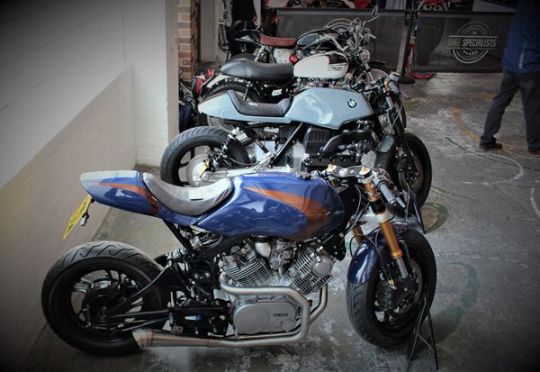 Custom motorcycles on show in Sheffield