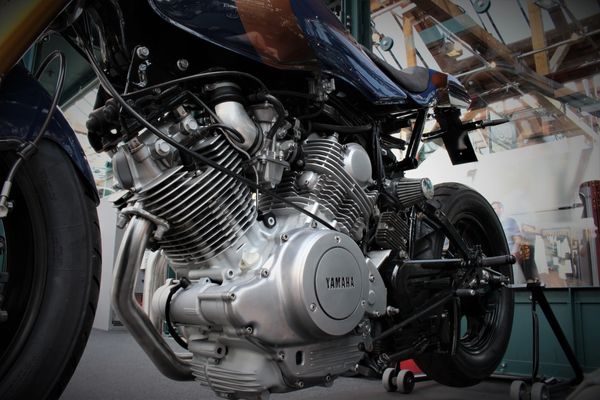 Yamaha cafe racer based on a XV920 Virago