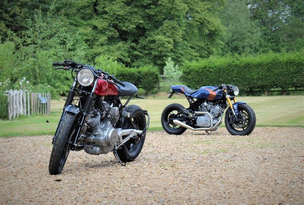 Yamaha Virago Cafe racers built by ASE Custom motorcycles XV750 & XV920