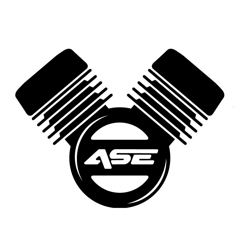 ASE Custom motorcycles logo - premium custom motorcycle builders based in the West Midlands, UK