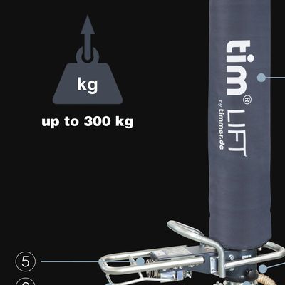 A vacuum tube lifter for lifting loads upto 300Kgs
