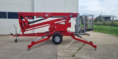 Trailer Mounted Bucket Lift