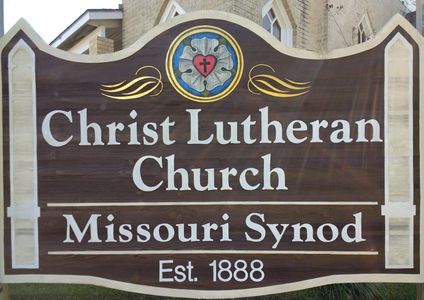 Christ Lutheran Pascagoula Sign