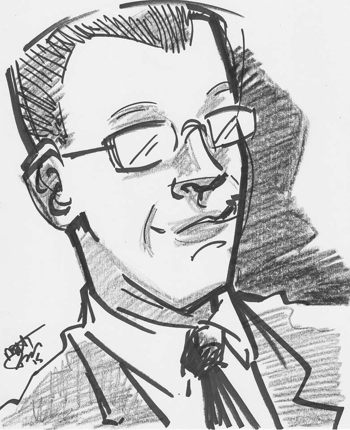 Caricature of Peter from the IEEE AGM.