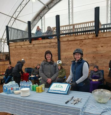 Lunch time at our intro to Legerete clinic last March.