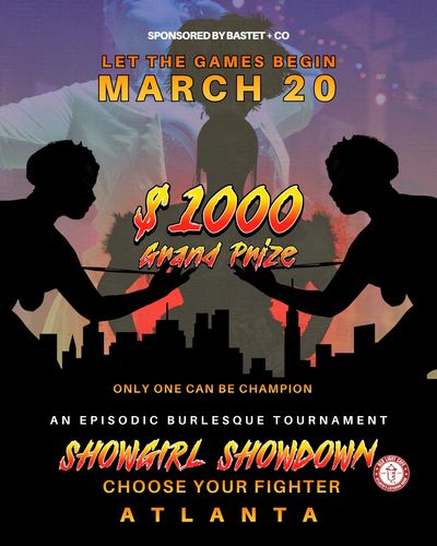Showgirl Showdown is burlesque tournament
Across multiple shows, advance through rounds in Atlanta