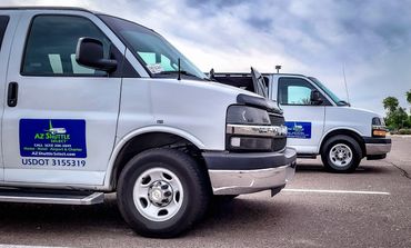 Phoenix metropolitan area shuttle and transportation airport shuttle