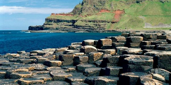 Giants Causeway on the North Coast of Northern Ireland